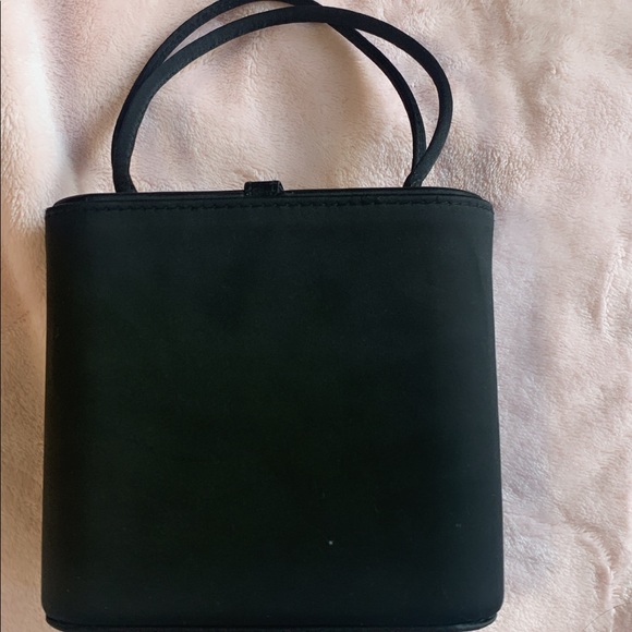 SMALL BLACK top handle bag - Picture 2 of 3